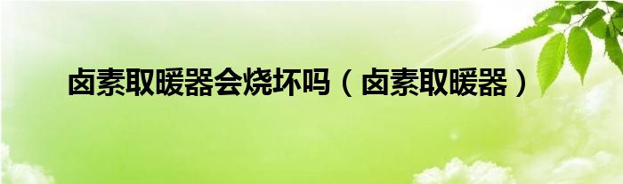 卤素取暖器会烧坏吗【卤素取暖器】